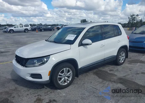 2013 Volkswagen Tiguan S from USA, damaged, VIN WVGBV7AX5DW544314